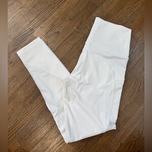 Aerie Goals White Activewear Leggings Medium Short
